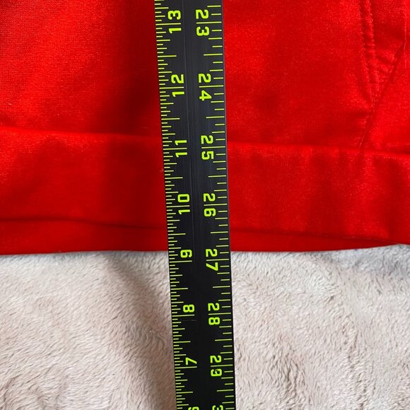 Nike Men's Hoodie Sweatshirt M Dri-Fit Standard Fit Red Polyester Pullover - Picture 3 of 13